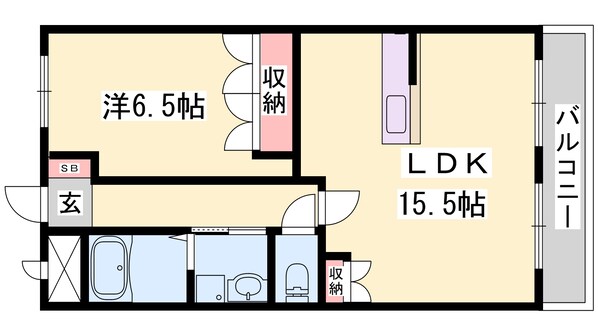 相野駅 徒歩157分 2階の物件間取画像